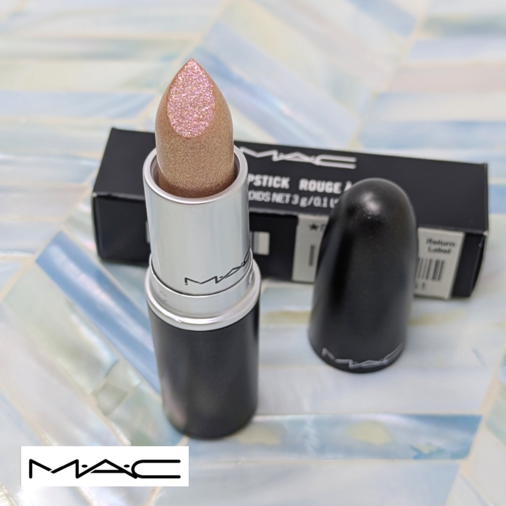 NEW! Limited Edition MAC Dazzle Lipstick Smash Hit -Sheer Gold Discontinued RARE - Picture 4 of 10